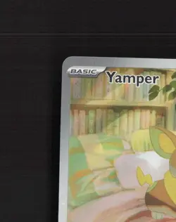 Yamper 099/094 Me02: Phantasmal Flames Full Art Ultra Rare Holo Pokemon Card NM - Image 3