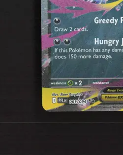 Mega Sharpedo ex 061/094 Phantasmal Flames Ultra Rare Holo Pokemon Card NM - Image 5
