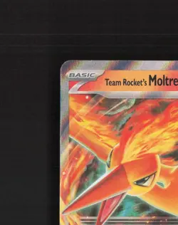 Team Rocket's Moltres ex 031/182 Destined Rivals Ultra Rare Holo Pokemon Card NM - Image 3