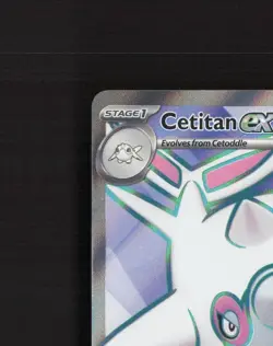 Cetitan ex 210/182 Destined Rivals Full Art Ultra Rare Holo Pokemon Card NM - Image 3