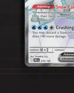 Cetitan ex 210/182 Destined Rivals Full Art Ultra Rare Holo Pokemon Card NM - Image 5