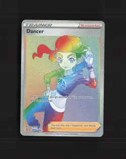 Dancer 274/264 Fusion Strike Full Art Rare Rainbow Holo Pokemon Card NM - Image 1
