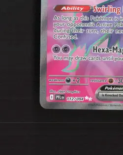Mismagius ex 112/094 Phantasmal Flames Full Art Ultra Rare Holo Pokemon Card NM - Image 5