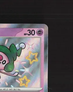 Mime Jr. 157/091 Paldean Fates Shiny Rare Holo Pokemon Card NM - Image 4