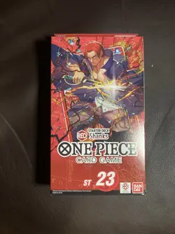 One Piece Card Game ST 23 Red Shanks Starter Deck New Sealed St23 English - Image 1