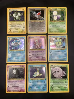 Vintage Pokemon Card Collection lot - Rare Holo Pokemon Cards Mewtwo Skarmory HP - Image 1