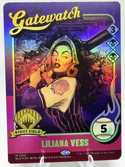 Liliana Vess FOIL BASEBALL Secret Lair Drop MTG NM 1455 - Image 1