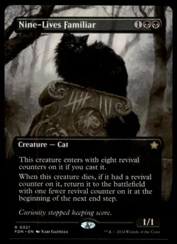 Nine-Lives Familiar (Borderless) R Foundations 321 NM - Image 1