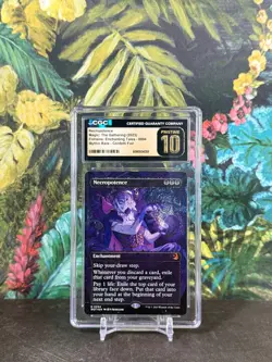 Necropotence (CGC PRISTINE 10) - Confetti Foil - MTG WOE: Enchanting Tales - Image 3