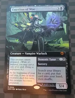 Emeritus of Woe (Extended Art) Foil - Secrets of Strixhaven (SOS) - Image 1