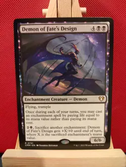 Demon of Fate's Design - Commander Masters - Rare - NM - MTG - Image 1