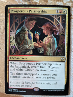 MTG Prosperous Partnership - Commander: Streets of New Capenna NM - Image 1