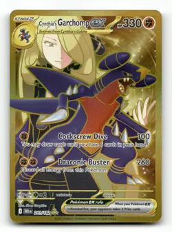 Cynthia's Garchomp ex 241/182 - Destined Rivals - Pokemon Card NM/M - Image 1