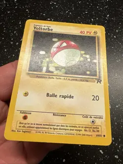 Carte Pokemon Wizard Team Rocket Voltorbe 69/82 Francais Vf Fr - Image 4