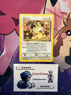 Carte Pokemon Wizard Team Rocket Miaouss 62/82 Francais Vf Fr - Image 1