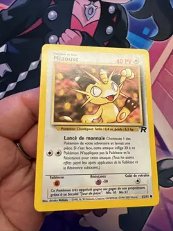Carte Pokemon Wizard Team Rocket Miaouss 62/82 Francais Vf Fr - Image 3