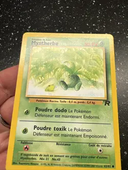 Carte Pokemon Wizard Team Rocket Mystherbe 63/82 Francais Vf Fr - Image 3