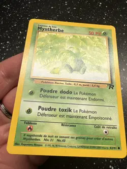 Carte Pokemon Wizard Team Rocket Mystherbe 63/82 Francais Vf Fr - Image 4