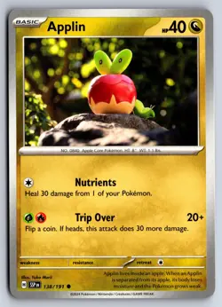 APPLIN 138/191 COMMON SURGING SPARKS POKEMON NM - Image 1