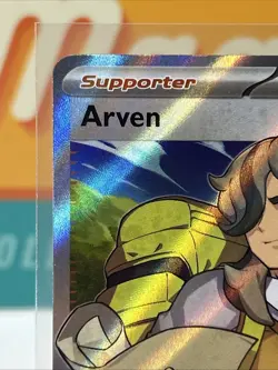Arven #235 Ultra Rare Full Art Pokemon Scarlet & Violet Base Set Near Mint NM - Image 4