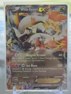 White Kyurem EX 103/149 XY Boundaries Crossed 2012 Holo Pokemon Card NM - Image 1