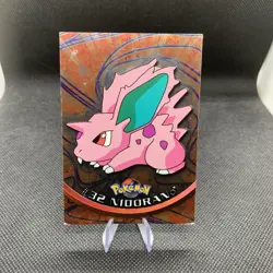 HOLO Nidoran #32 Topps Pokemon 1. TV ANIMATION Edition 1st Serie Nintendo 95-99 - Image 1