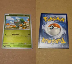 BULBASAUR 001/132 COMMON MEGA EVOLUTION POKEMON REVERSE HOLO NEAR MINT - Image 3