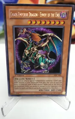 Yu-Gi-Oh! Chaos Emperor Dragon Envoy of the End 1st Edition IOC-000 - Image 1