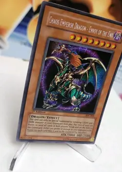Yu-Gi-Oh! Chaos Emperor Dragon Envoy of the End 1st Edition IOC-000 - Image 2