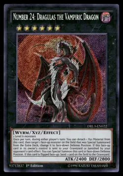 Number 24 Dragulas the Vampiric Dragon Dragons of Legend Unleashed DRL3-EN022 LP - Image 1