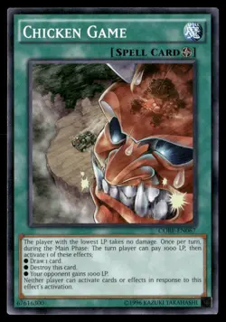 Chicken Game Clash of Rebellions CORE-EN067 Common / Short Print Yugioh LP - Image 1