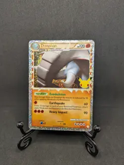 Pokemon TCG Donphan Prime Celebrations Classic Collection Holo Card 107/123 NM-M - Image 1