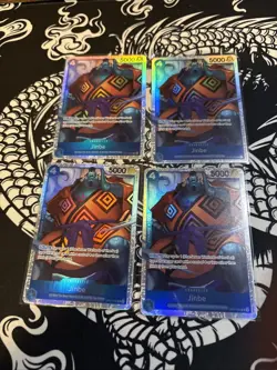 Jinbe OP07-045 SR One Piece 500 Years In The Future ENG Playset x4 - Image 1