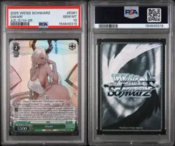 2025 WEISS SCHWARZ ENGLISH AZUR LANE VOL.2 SR #061 OWARI PSA 10 - Image 3
