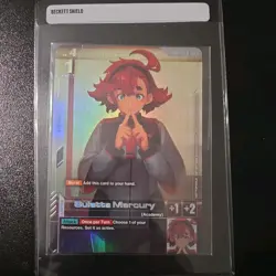 Gundam Card Game Foil Suletta Mercury Top 4 Promo English Gundam TCG - Image 1