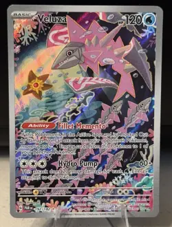 Pokemon TCG Veluza Card 192/182 Paradox Rift Illustration Rare NM Condition - Image 1