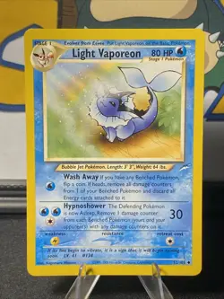 Pokemon TCG Neo Destiny 9 Card Mixed Lot Light Vaporeon Flareon Machamp Golduck - Image 3