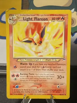 Pokemon TCG Neo Destiny 9 Card Mixed Lot Light Vaporeon Flareon Machamp Golduck - Image 5