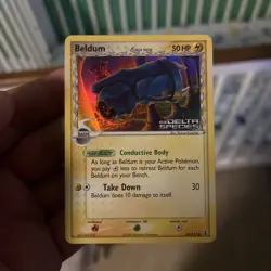 Beldum 59/113 Stamped Holo Stamped EX Delta Species Reverse Pokemon Card - Image 1