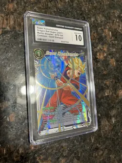 Super Kamehameha Alt Art Gold Stamp Foil Dragon Ball Super Card Game | CGC 10 - Image 3