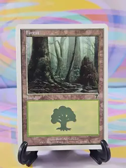 Magic the Gathering MTG Seventh Edition 2001 Card | Forest 329/350 - Image 1