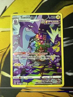Pokemon Toxtricity GG09/GG70 Crown Zenith: Galarian Gallery Holo NM - Image 1