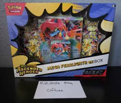 Ascended Heroes Mega Feraligtr Ex Box Pokemon TCG Mega Evolutions - Image 2