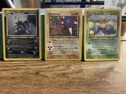 Pokemon TCG Neo Discovery Houndoom 4 & Hitmontop 3, Neo Revelation Jumpluff 9 - Image 1