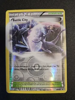 Pokemon TCG 2012 Trainer Stadium BATTLE CITY Black Star Promo BW39 HP - Image 1