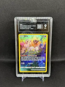 Pokemon Mew GG10/GG70 Crown Zenith Galarian Gallery Ultra Rare Holo TAG 9 - Image 1