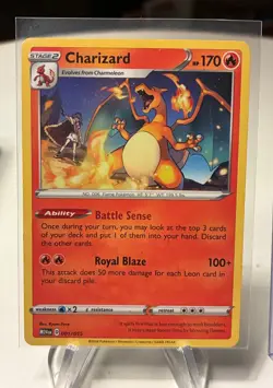 Pokemon Charizard Lot (2) Gold Foil Fan Art 4/102 & McDonald’s Promo TCG 001/015 - Image 2