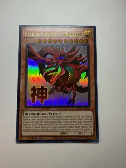 Yugioh - Slifer the Sky Dragon (Stamp) - Ultra - 1st - RA05-EN128 - NM - Image 1