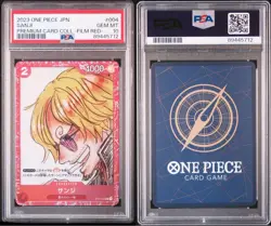 PSA 10 Sanji ST01-004 Film Red 2023 ONE PIECE Card Japanese - Image 3