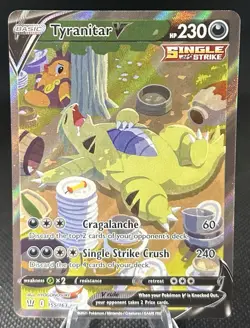 Pokemon TCG Tyranitar v Alternative Art Battle Styles Card 155/163 NM - Image 1